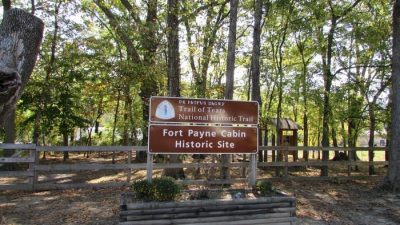 John Huss Cabin well- Fort Payne Cabin Historic Site. Fort Payne, Alabama
