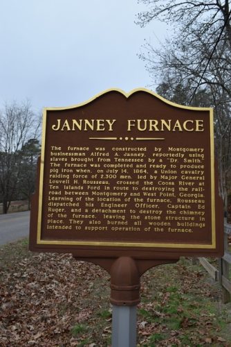 Janney Furnace Park (Ohatchee, Alabama), Calhoun Count Alabama