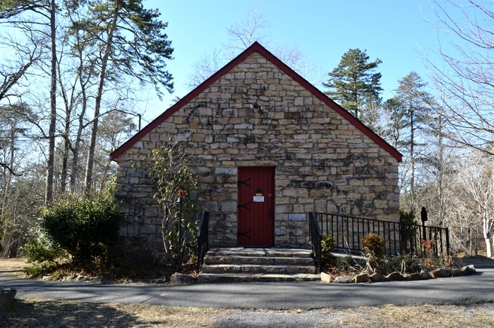 Church Built Around a Rock-Sallie Howard Memorial Chapel -Mentone, Alabama