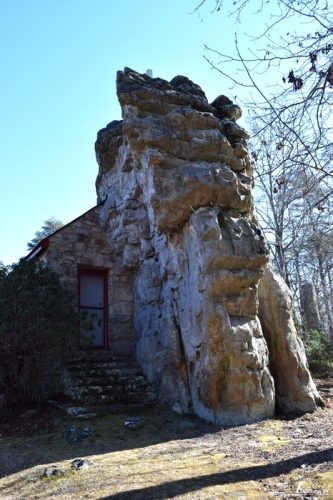 Church Built Around a Rock-Sallie Howard Memorial Chapel -Mentone, Alabama