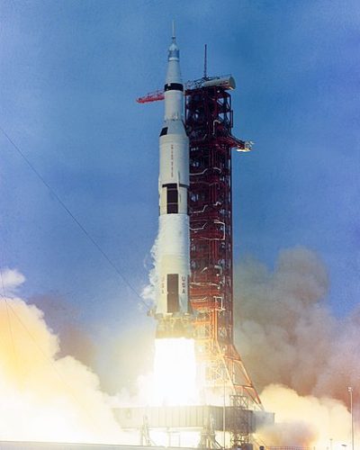 The launch of Apollo 10 on Saturn V AS 505