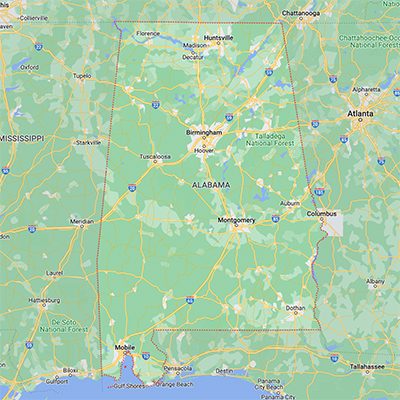 Alabama Google Maps